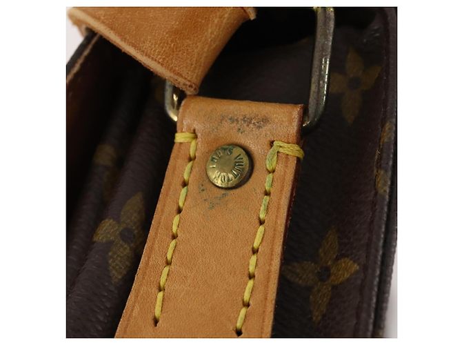 LOUIS VUITTON Bolsa de Ombro Monogram Cartouchiere MM M51253 LV Auth 163323 Monograma - vista 9