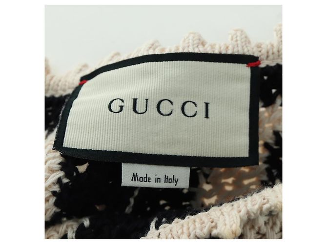 GUCCI Tops de Punto Algodón Blanco Auth 172546M - vista 10