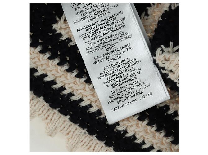 GUCCI Tops de Punto Algodón Blanco Auth 172546M - vista 13
