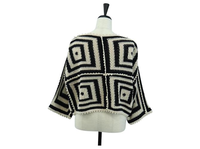 GUCCI Tops de Punto Algodón Blanco Auth 172546M - vista 2