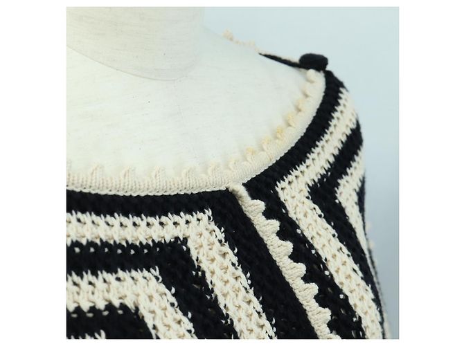 GUCCI Tops de Punto Algodón Blanco Auth 172546M - vista 6