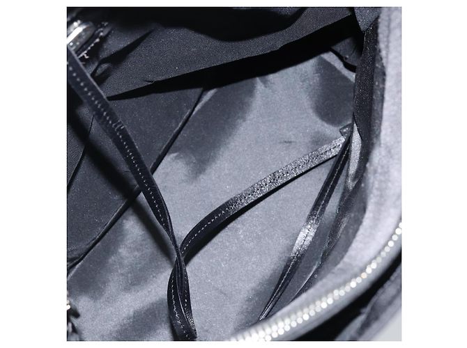 FENDI Tote Bag Nylon Schwarz Silber Auth 173802 - Ansicht 10