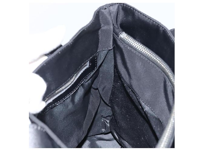 FENDI Tote Bag Nylon Schwarz Silber Auth 173802 - Ansicht 18