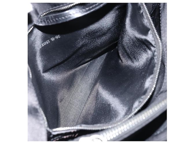 FENDI Tote Bag Nylon Schwarz Silber Auth 173802 - Ansicht 21