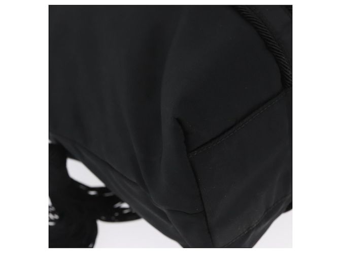 PRADA Borsa a mano in nylon nero argento Auth BA10929 - vista 15