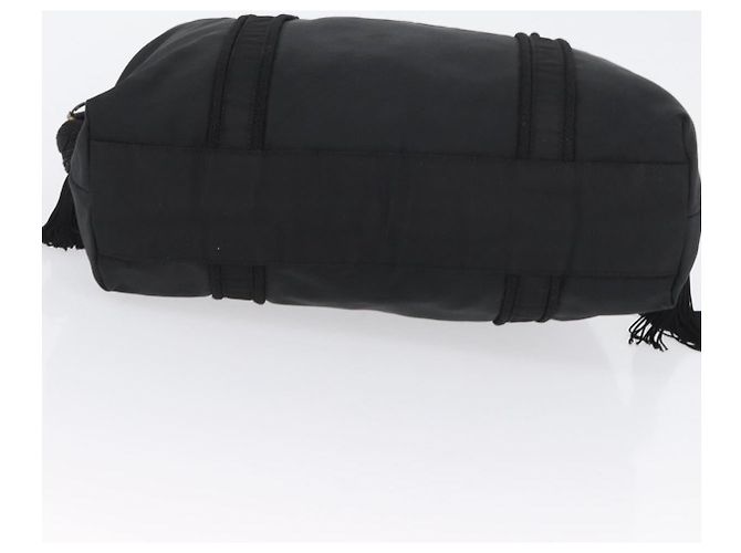 PRADA Borsa a mano in nylon nero argento Auth BA10929 - vista 5