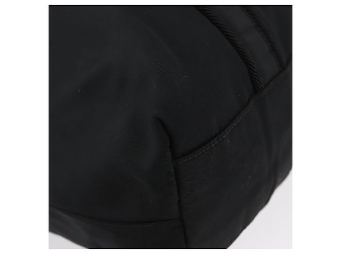 PRADA Borsa a mano in nylon nero argento Auth BA10929 - vista 9
