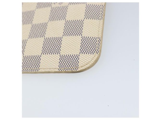 LOUIS VUITTON Pochette Neverfull MM Damier Azur LV Auth hk3571 - vista 15