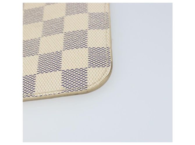 LOUIS VUITTON Pochette Neverfull MM Damier Azur LV Auth hk3571 - vista 16