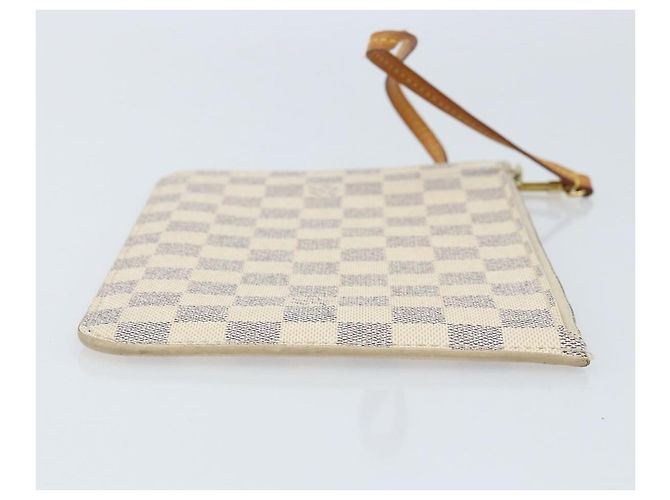 LOUIS VUITTON Pochette Neverfull MM Damier Azur LV Auth hk3571 - vista 3