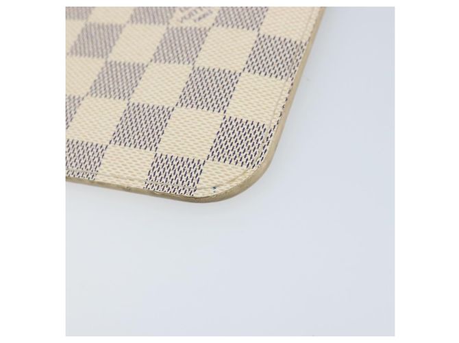 LOUIS VUITTON Pochette Neverfull MM Damier Azur LV Auth hk3571 - vista 7