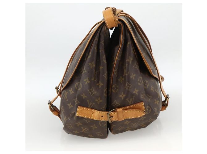 LOUIS VUITTON Borsa a Spalla Monogram Saumur 43 M42252 LV Auth 166833A Monogramma - vista 3