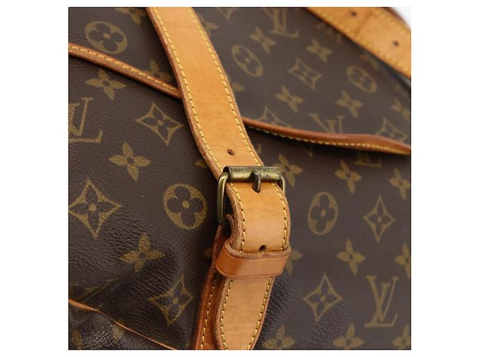 LOUIS VUITTON Borsa a Spalla Monogram Saumur 43 M42252 LV Auth 166833A Monogramma - vista 9