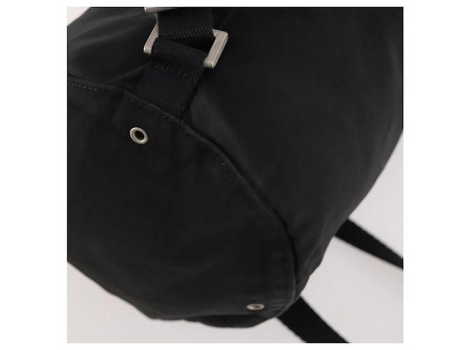 PRADA Shoulder Bag Nylon Black Silver Auth 171649 Silvery - view 15