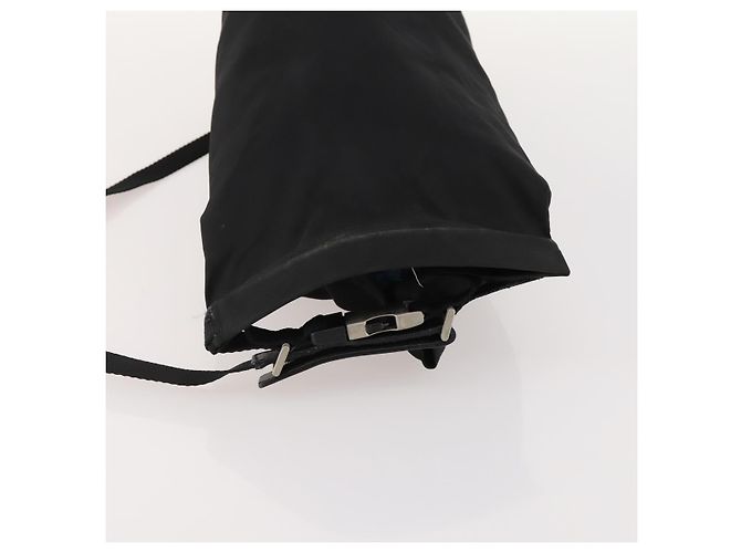 PRADA Shoulder Bag Nylon Black Silver Auth 171649 Silvery - view 6