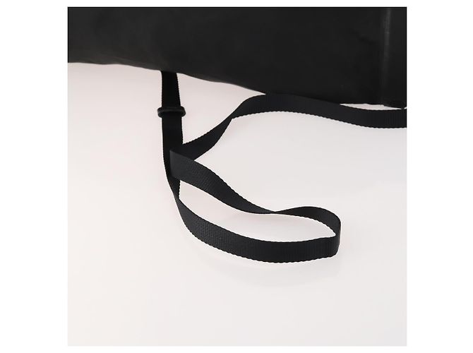 PRADA Shoulder Bag Nylon Black Silver Auth 171649 Silvery - view 7