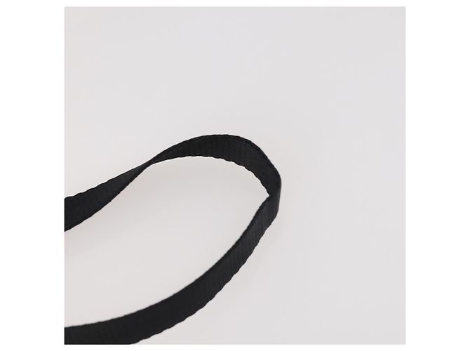 PRADA Shoulder Bag Nylon Black Silver Auth 171649 Silvery - view 8