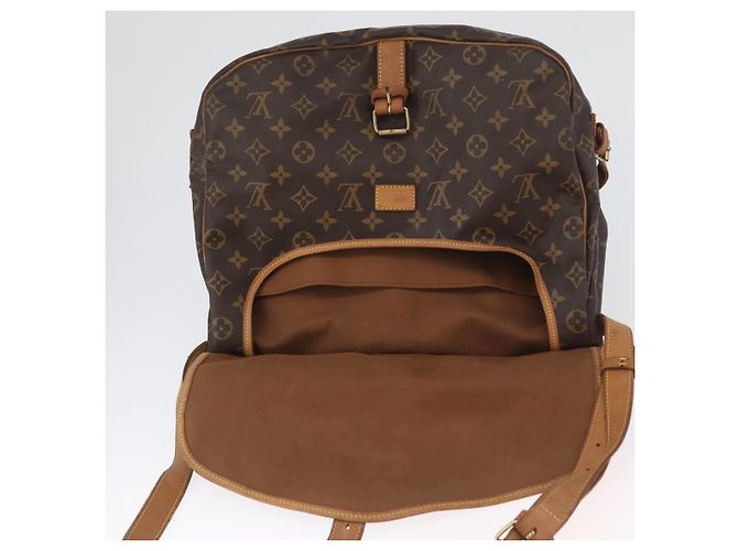 LOUIS VUITTON Borsa a Spalla Monogram Saumur 35 M42254 LV Auth ka2872 Monogramma - vista 10