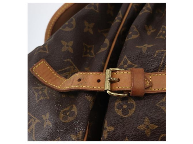 LOUIS VUITTON Borsa a Spalla Monogram Saumur 35 M42254 LV Auth ka2872 Monogramma - vista 19