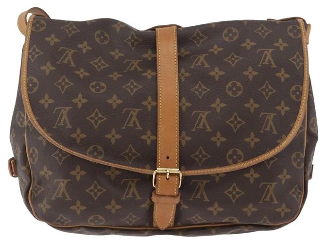 LOUIS VUITTON Borsa a Spalla Monogram Saumur 35 M42254 LV Auth ka2872 Monogramma - vista 2