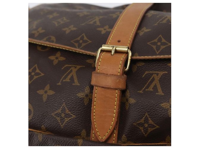 LOUIS VUITTON Borsa a Spalla Monogram Saumur 35 M42254 LV Auth ka2872 Monogramma - vista 21