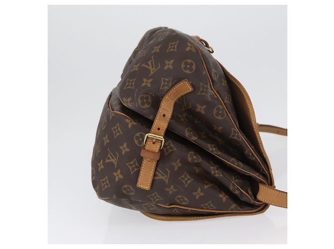 LOUIS VUITTON Borsa a Spalla Monogram Saumur 35 M42254 LV Auth ka2872 Monogramma - vista 3