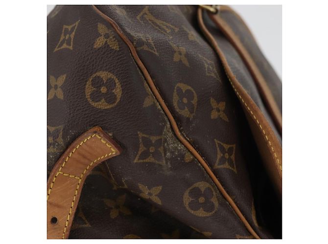 LOUIS VUITTON Borsa a Spalla Monogram Saumur 35 M42254 LV Auth ka2872 Monogramma - vista 4