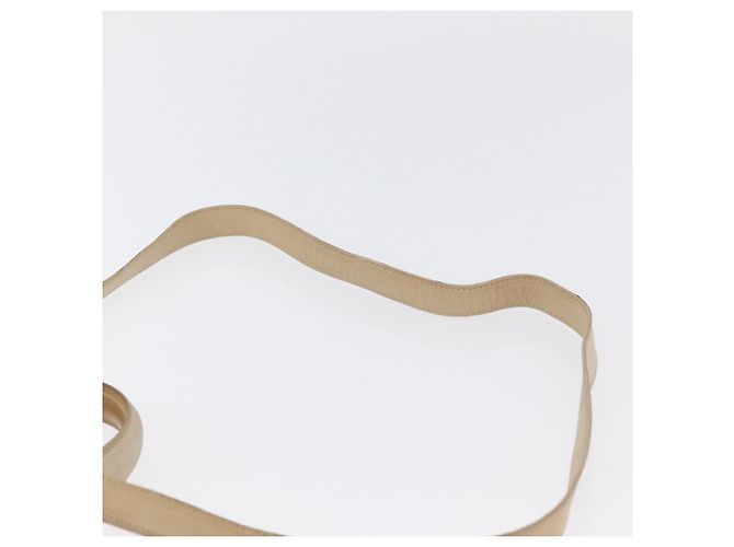 Céline Borsa a mano CELINE in pelle 2 in 1 beige oro Auth 166991 D'oro - vista 14