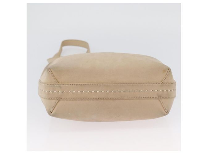 Céline Borsa a mano CELINE in pelle 2 in 1 beige oro Auth 166991 D'oro - vista 5