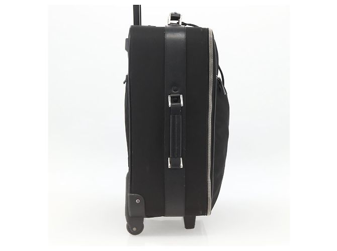 PRADA Custodia in Nylon Nero Argento Auth am10829 - vista 3