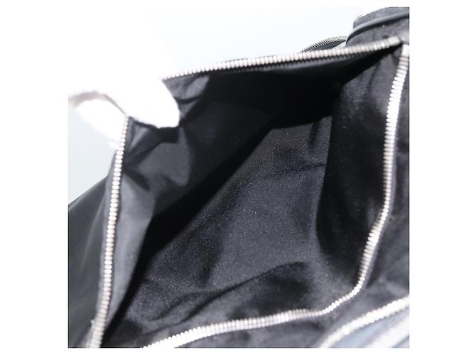 PRADA Custodia in Nylon Nero Argento Auth am10829 - vista 30