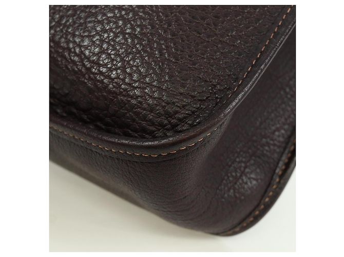 Hermès HERMES Borsa a Spalla Vespa Pelle Marrone Argento Auth bs33819V - vista 14
