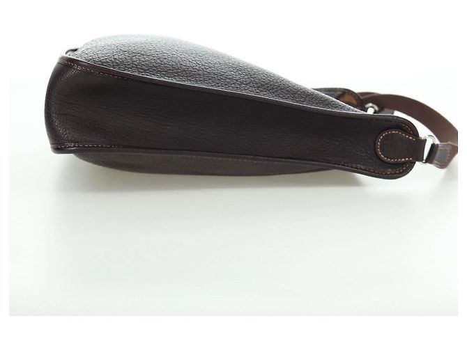 Hermès HERMES Borsa a Spalla Vespa Pelle Marrone Argento Auth bs33819V - vista 4