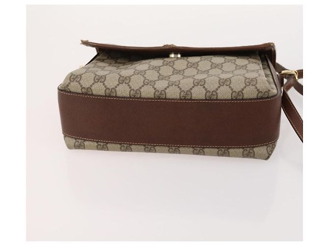 Borsa Gucci GG Canvas Micro GG Supreme PVC 4 pezzi Beige Marrone Nero Auth mr2102 - vista 13