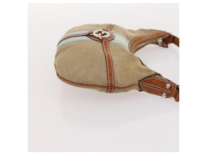 Borsa Gucci GG Canvas Micro GG Supreme PVC 4 pezzi Beige Marrone Nero Auth mr2102 - vista 24
