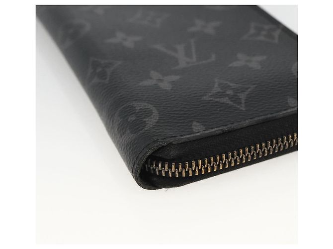 Cartera Vertical Zippy Monogram Eclipse LOUIS VUITTON M62295 Auth ka2951 Monograma - vista 14