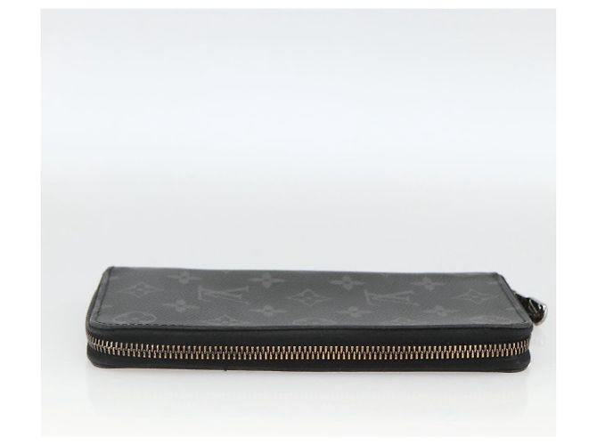 Cartera Vertical Zippy Monogram Eclipse LOUIS VUITTON M62295 Auth ka2951 Monograma - vista 3