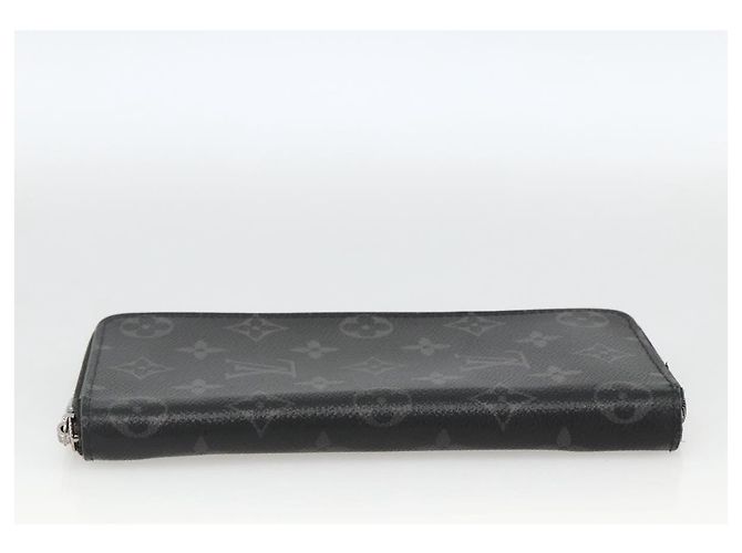 Cartera Vertical Zippy Monogram Eclipse LOUIS VUITTON M62295 Auth ka2951 Monograma - vista 4