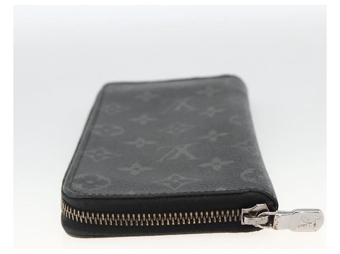 Cartera Vertical Zippy Monogram Eclipse LOUIS VUITTON M62295 Auth ka2951 Monograma - vista 5