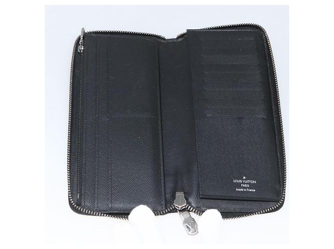 Cartera Vertical Zippy Monogram Eclipse LOUIS VUITTON M62295 Auth ka2951 Monograma - vista 9