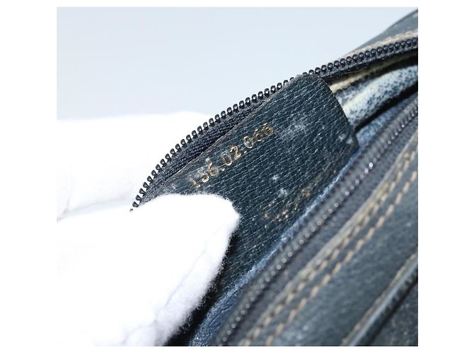 Gucci Bolso de Hombro GG Supreme Sherry Line PVC Marino Rojo 156 02 066 Auth 173872 Roja Azul marino - vista 12