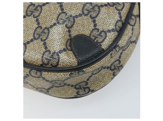 Gucci Bolso de Hombro GG Supreme Sherry Line PVC Marino Rojo 156 02 066 Auth 173872 Roja Azul marino - vista 16