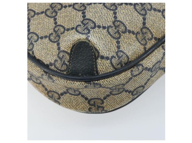 Gucci Bolso de Hombro GG Supreme Sherry Line PVC Marino Rojo 156 02 066 Auth 173872 Roja Azul marino - vista 17
