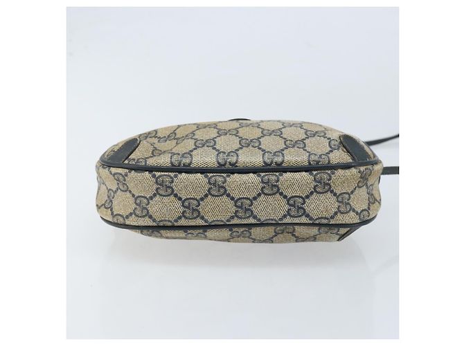 Gucci Bolso de Hombro GG Supreme Sherry Line PVC Marino Rojo 156 02 066 Auth 173872 Roja Azul marino - vista 5