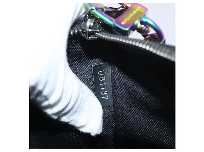 IPHONE-HÜLLE LOUIS VUITTON Monogram Eclipse Fragment M64449 LV Auth ARZ468M Monogramm - Ansicht 12
