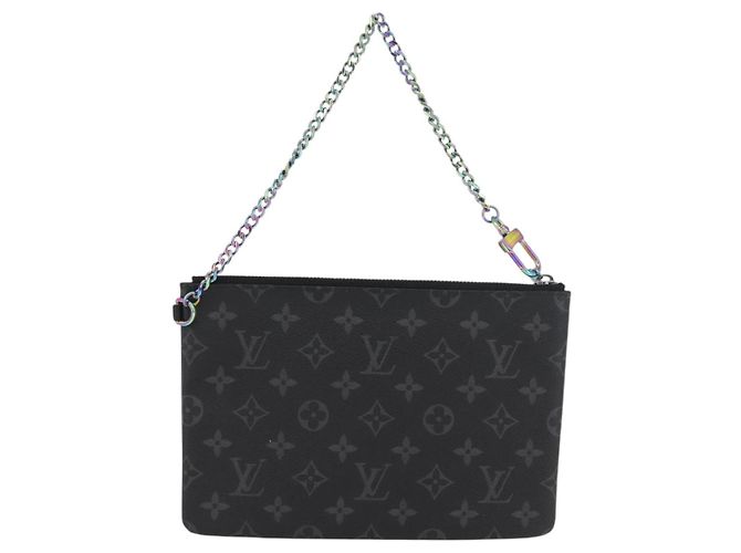 IPHONE-HÜLLE LOUIS VUITTON Monogram Eclipse Fragment M64449 LV Auth ARZ468M Monogramm - Ansicht 2