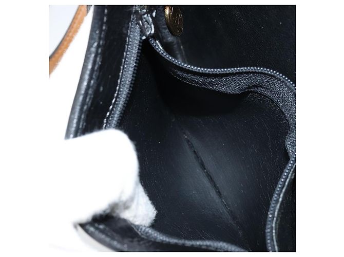 Borsa a Spalla Christian Dior in Pelle Nera e Oro Auth ep13624 Nero D'oro - vista 12