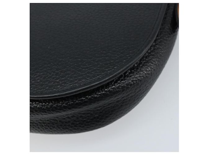 Borsa a Spalla Christian Dior in Pelle Nera e Oro Auth ep13624 Nero D'oro - vista 15
