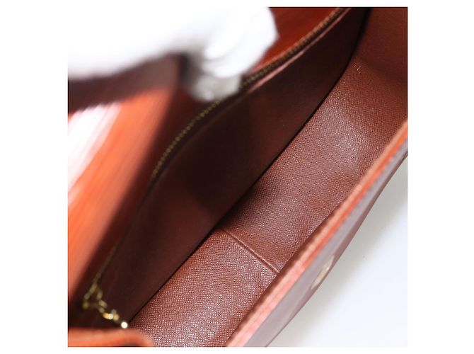 LOUIS VUITTON Borsa a Spalla Epi Saint Cloud GM Marrone M52193 LV Auth ep13585 - vista 10