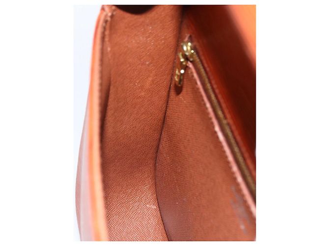 LOUIS VUITTON Borsa a Spalla Epi Saint Cloud GM Marrone M52193 LV Auth ep13585 - vista 23